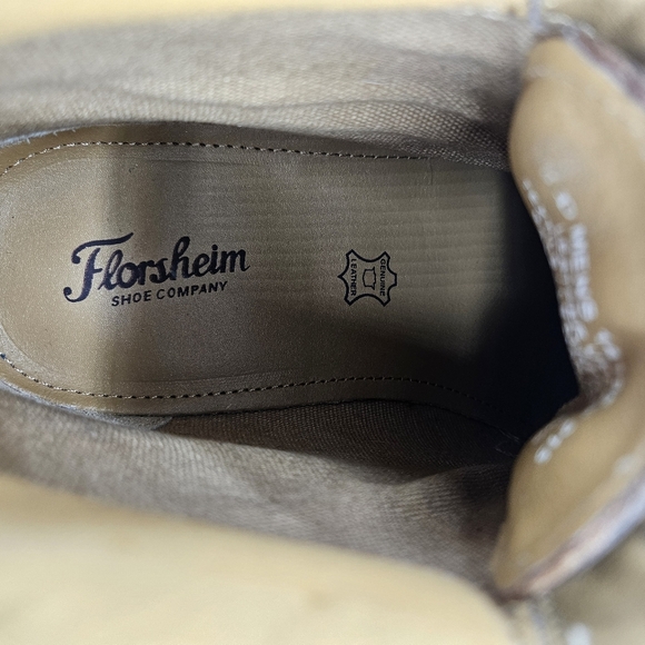 Florsheim Men's Fenway Cap Toe Brown Leather Boot Size 8D - Picture 12 of 13